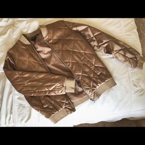 Gold Puffer Jacket